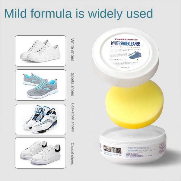 Taffware Krim Pemutih Pembersih Sepatu Sneakers 260g with Spons - Q220