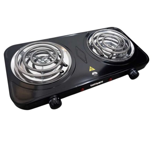 Taffware Kompor Listrik 2 Tungku Portable Coil Hot Plate 2000W - WY-05C