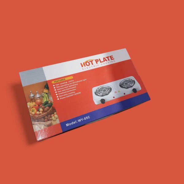 Taffware Kompor Listrik 2 Tungku Portable Coil Hot Plate 2000W - WY-05C