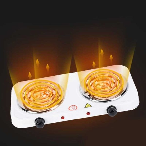 Taffware Kompor Listrik 2 Tungku Portable Coil Hot Plate 2000W - WY-05C