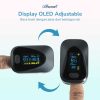TaffOmicron Fingertip Pulse Oximeter Digital Alat Ukur Oksigen Darah - PO-C6AO