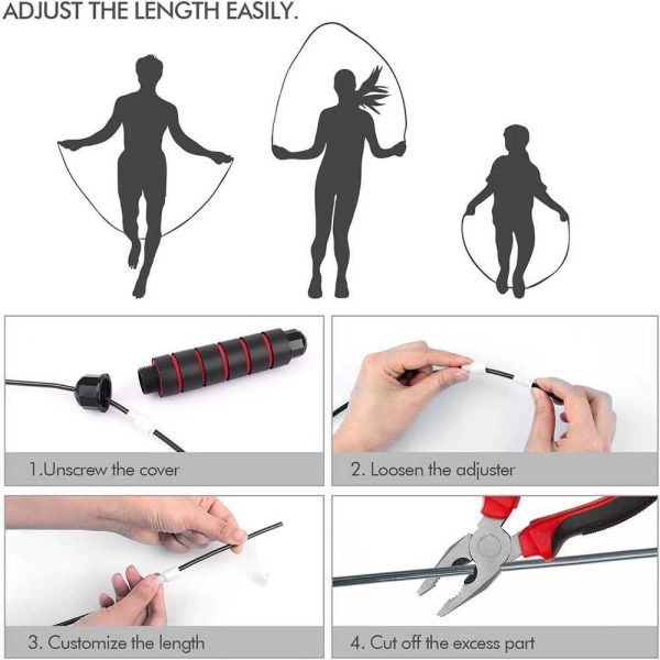 TaffSPORT Tali Skipping Jump Rope Gym Fitness - GL-JUM-001