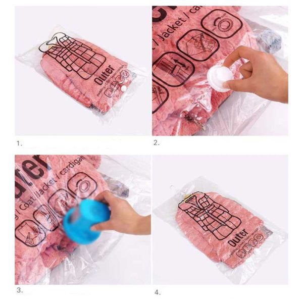TaffPACK Kantong Vakum Baju Vacuum Compression Bag 1 PCS - SN024
