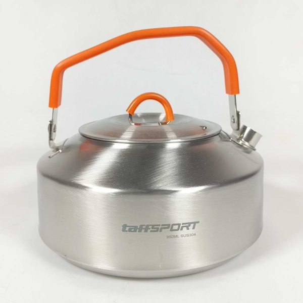 TaffSPORT Teko Camping Outdoor Teapot Kettle Stainless Steel - HWSH