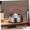 TaffSPORT Teko Camping Outdoor Teapot Kettle Stainless Steel - HWSH