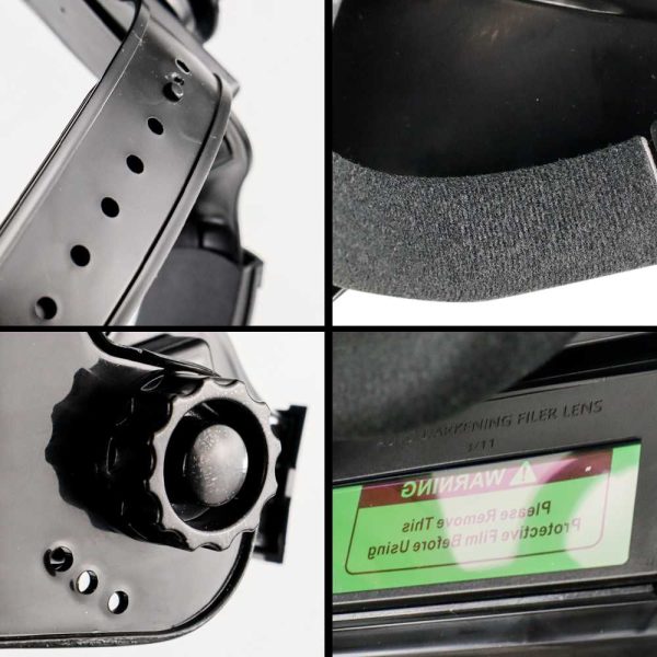 TaffGUARD Helm Las Otomatis Auto Darkening Solar Welding Helmet - JJ192