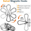 Taffware Magnet Gantungan Serbaguna Carabiner Hook Neodymium 69kg - L42