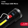 TaffLED Senter LED Cree XPE COB 7800 Lumens Waterproof Rechargeable - BL-822