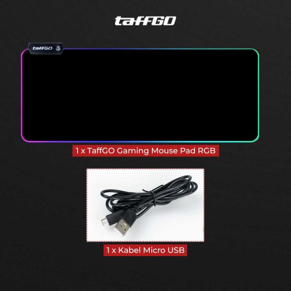 TaffGO Gaming Mouse Pad XL RGB LED - RGB-01