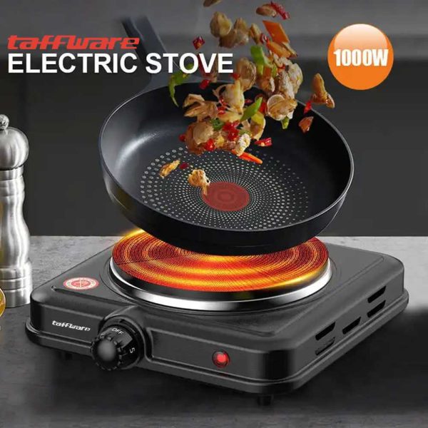 Taffware Kompor Listrik 1 Tungku Mini Portable 5 Gear Hot Plate 1000W - 5702
