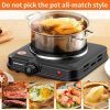 Taffware Kompor Listrik 1 Tungku Mini Portable 5 Gear Hot Plate 1000W - 5702