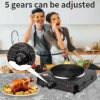 Taffware Kompor Listrik 1 Tungku Mini Portable 5 Gear Hot Plate 1000W - 5702