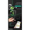 Taffware Laser Level Green Beam 4D 16 Line Alarm Remote Smart App - BT360