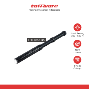 TaffLED Senter LED Tongkat Baton Bat Cree Q5 1800 Lumens - TG-S088