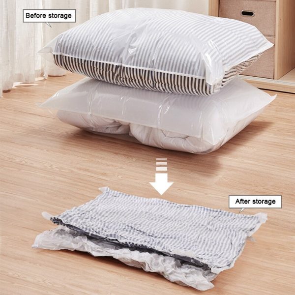 TaffPACK Kantong Plastik Pakaian Vacuum Compression Bag 12PCS - WH021