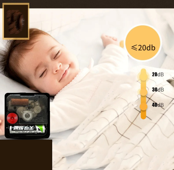 TaffHOME Jam Dinding Besi Elegan Ginkgo Biloba Silent Movement 105cm - LZ-50