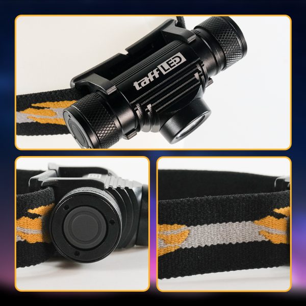 TaffLED Senter Kepala Headlamp Headlight LED XML-L2 800 Lumens - D10-GCU2