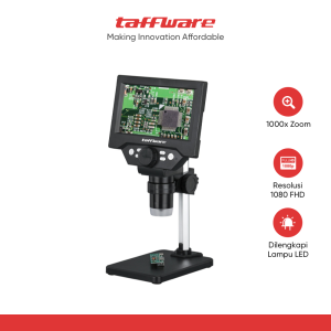 Taffware Mikroskop Digital 10 MP Pembesaran 1000X LED Display - G5