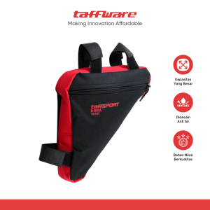 TaffSPORT Tas Sepeda Segitiga Nilon Waterproof - YA187