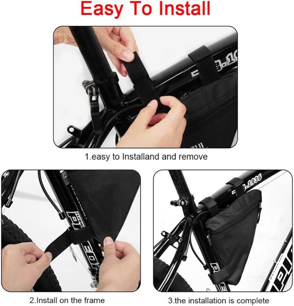 TaffSPORT Tas Sepeda Segitiga Nilon Waterproof - YA187