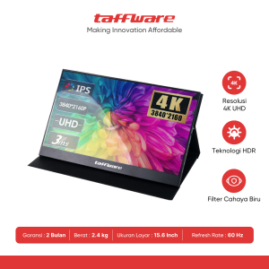 Taffware Portable Monitor UHD 15.6 Inch 4K IPS 60Hz AMD FreeSync - SJD1505