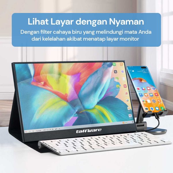 Taffware Portable Monitor UHD 15.6 Inch 4K IPS 60Hz AMD FreeSync - SJD1505