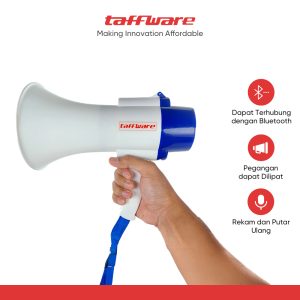 Taffware Toa Megaphone Bluetooth U Disk Recording Alert 5W - 518