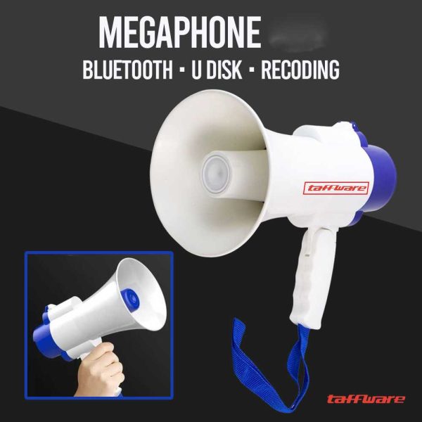 Taffware Toa Megaphone Bluetooth U Disk Recording Alert 5W - 518