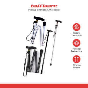 TaffSPORT Tongkat Hiking Trekking Pole Telescopic 4 Section Foldable - Z4