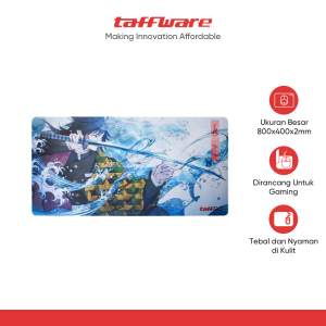 TaffGO Gaming Mouse Pad XL Desk Mat Demon Slayer Theme 800x400x2mm - K-48