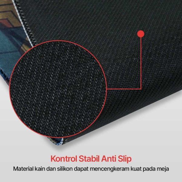 TaffGO Gaming Mouse Pad XL Desk Mat Demon Slayer Theme 800x400x2mm - K-48