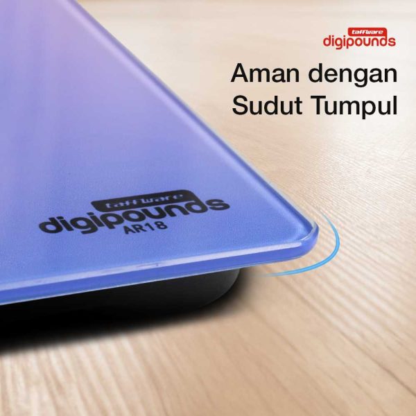 Taffware Digipounds Timbangan Badan Digital Scale Rechargeable 180kg - AR18