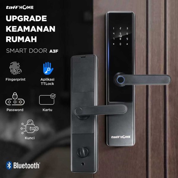 TaffHOME Smart Door Lock Bluetooth Password Fingerprint Card TTLock - S203
