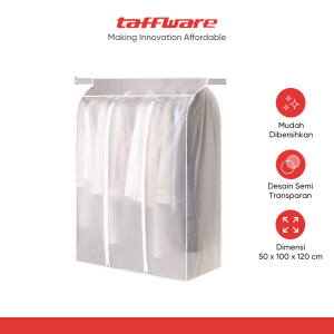 TaffHOME Cover Pakaian Gaun Jas Anti Debu 50x100x120cm - CY-08