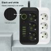 Taffware Stop Kontak 3 Plug 4 USB 1 USB Type C 10A 250V 2500W 2.1A - QL-1074U