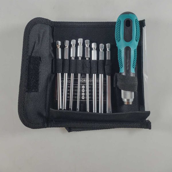 Taffware Obeng Set Reparasi Magnetic Head 9 in 1 - 2026