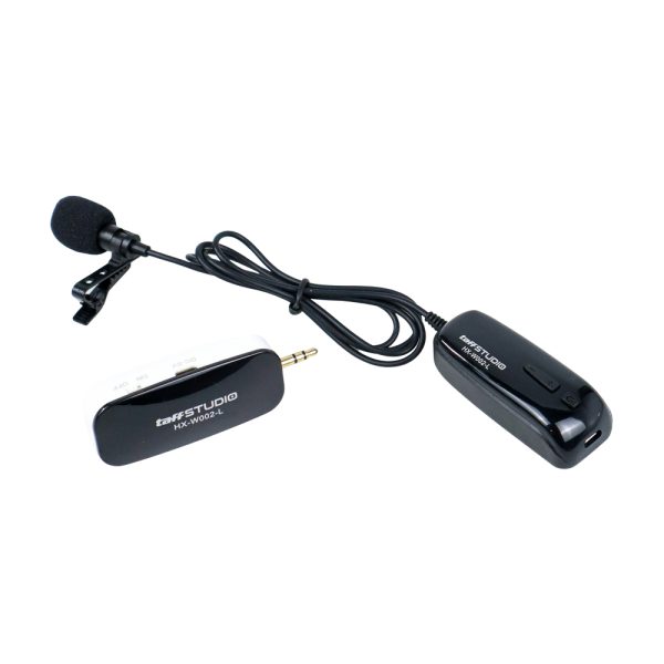 TaffSTUDIO UHF Wireless Lavalier Microphone Podcast Interview - HX-W002-L
