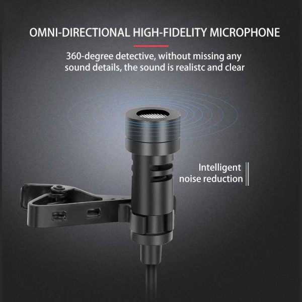 TaffSTUDIO UHF Wireless Lavalier Microphone Podcast Interview - HX-W002-L