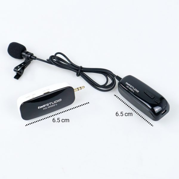 TaffSTUDIO UHF Wireless Lavalier Microphone Podcast Interview - HX-W002-L