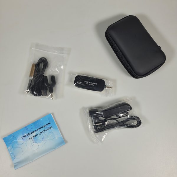 TaffSTUDIO UHF Wireless Lavalier Microphone Podcast Interview - HX-W002-L