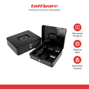 TaffGUARD Kotak Brankas Uang Cash Safebox Key Lock - 300A