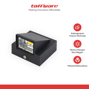 TaffLED Lampu Dinding Hias Outdoor Minimalis Waterproof Warm White 5W - WD079