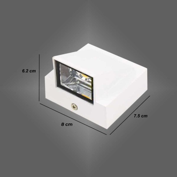 TaffLED Lampu Dinding Hias Outdoor Minimalis Waterproof Warm White 5W - WD079