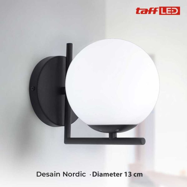 TaffLED Fitting Lampu Dinding Wall Lamp Nordic Diameter 13cm - XD-2027