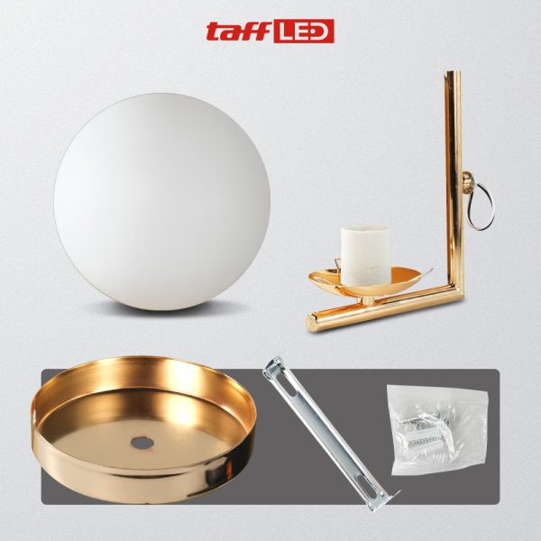 TaffLED Fitting Lampu Dinding Wall Lamp Nordic Diameter 13cm - XD-2027