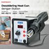 Taffware 858D Desoldering Heat Gun dengan Station 220V 750W