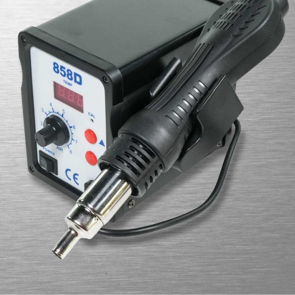 Taffware 858D Desoldering Heat Gun dengan Station 220V 750W