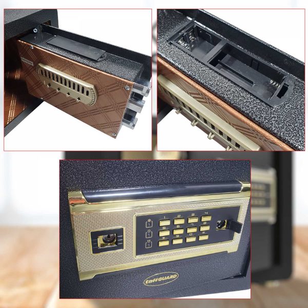 TaffGUARD Kotak Brankas Hotel Safety Anti-Theft Box Password - Y0010