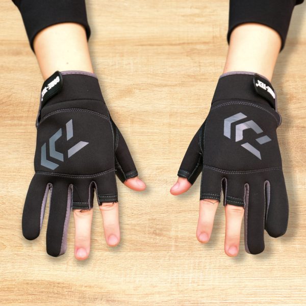 TaffSPORT Sarung Tangan Mancing Breathable Glove Half Finger 1 Pair - DW-GRTX
