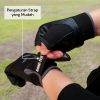 TaffSPORT Sarung Tangan Mancing Breathable Glove Half Finger 1 Pair - DW-GRTX